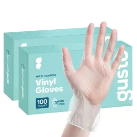 850002902143 GUSTO Gloves Latex Powder Food Safe