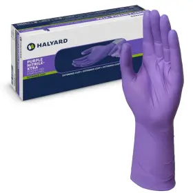 14261-BX HALYARD Nitrile Exam Gloves Powder