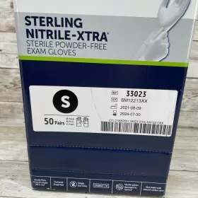 33023 HALYARD Sterling Nitrile Sterile Powder Exam Gloves #2