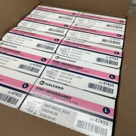 47455 HALYARD Pink Underguard Powder Nitrile Gloves #2
