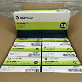 55030 HALYARD Synthetic Powder Medical Exam Gloves #3