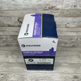 55092 HALYARD Box Nitrile Sterile Powder Exam Gloves Med #3