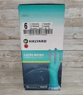 SGL60060 HALYARD Latex Micro Surgical Gloves Sterile Box