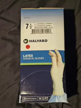 SGL65075 HALYARD Latex Surgical Gloves