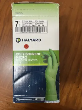 SGL90090 HALYARD Micro Surgical Gloves Sterile Polyisoprene