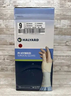 SGL94090 HALYARD Pi Hybrid Surgical Gloves Sterile Box