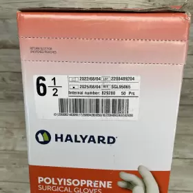 SGL95065 HALYARD Box Polyisoprene Surgical Gloves #2