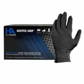 GDNT107BK HAND ARMOR GEOTEX GRIP Mil Nitrile Glove
