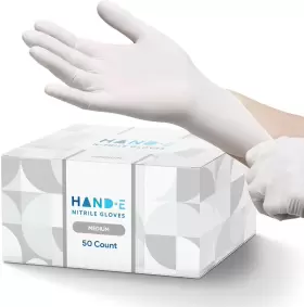 313042820858 HAND-E TOUCH Nitrile Disposable Gloves Food