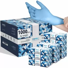 810068980073 HAND-E TOUCH Disposable Nitrile Gloves Latex Gl