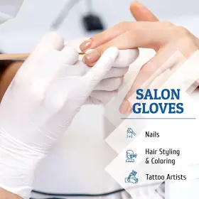 810068987669 HAND-E TOUCH Nitrile Disposable Gloves Food Hair #3