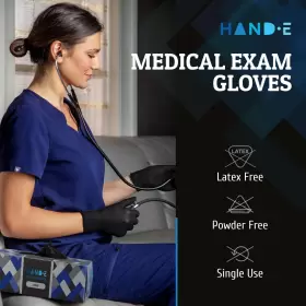810068989878 HAND-E TOUCH Nitrile Gloves Disposable Surgical #2