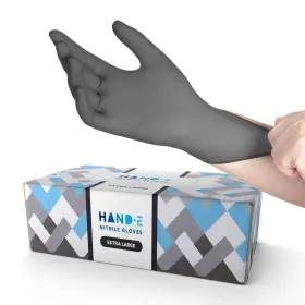 840308707498 HAND-E TOUCH Disposable Nitrile Gloves Latex