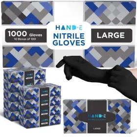 840308711488 HAND-E TOUCH Disposable Nitrile Gloves