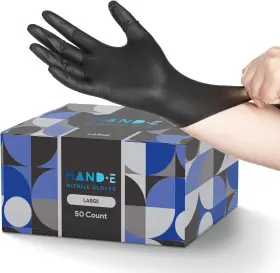 HND-82712 HAND-E TOUCH Nitrile Disposable Gloves Bbq Tattoo