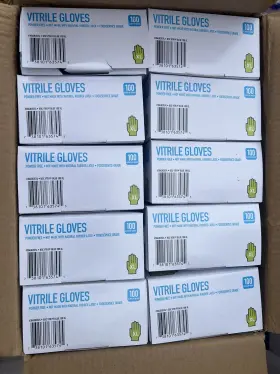 738101635745 HANDGARDS Powder Vitrile Gloves