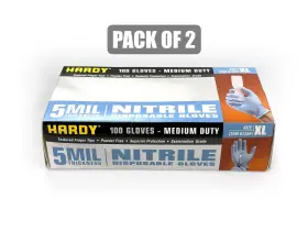 61359 HARDY Nitrile Disposable Gloves Mil