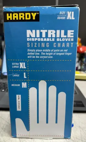792363684989 HARDY Nitrile Disposable Gloves #2