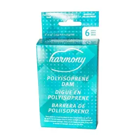 PHA101R HARMONY DAM Polyisoprene Latex Oral Dams Box Poly