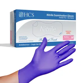HCS6612 HCS MEDICAL SOLUTIONS Nitrile Gloves Box Disposable