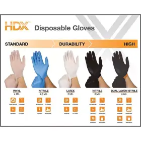 104813600 HDX Pop Go Disposable Nitrile Gloves #3