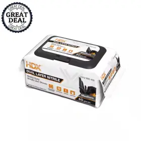 313042740743 HDX Pop Go Disposable Nitrile Gloves