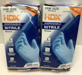 731919245700 HDX Disposable Nitrile Gloves Mil