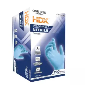 744759066008 HDX Disposable Nitrile Cleaning Gloves