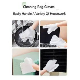 753487836067 HEAOCV Dusting Gloves House Cleaning Microfiber #3