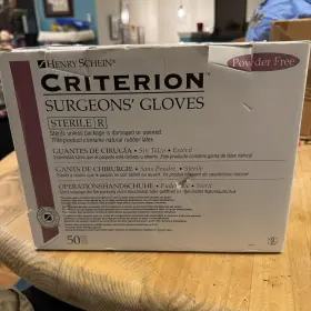 104-5073 HENRY SCHEIN Latex Surgical Gloves Powder