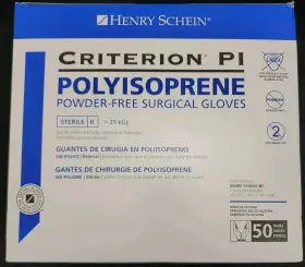 570-1122 HENRY SCHEIN Box Criterion Pi Polyisoprene Powder #3