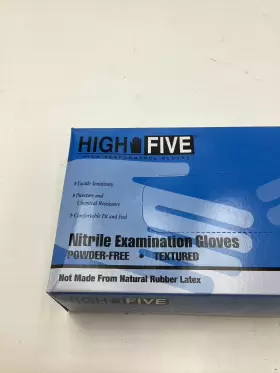 72-10501 HIGH FIVE Nitrile Exam Gloves Powder Sterile #2