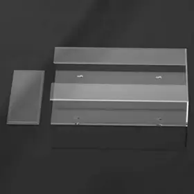712317248548 HIIMIEI Acrylic Glove Dispenser Wall Mount Rack #2