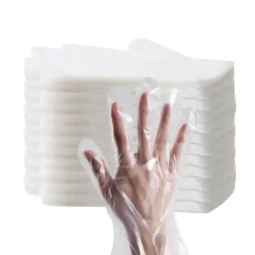 721927502605 HLIN Food Gloves Disposable Transparent Service