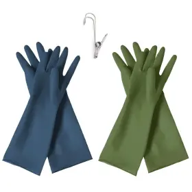 809763401701 HOMSSEM Dishwashing Gloves Dish Rubber Cleaning
