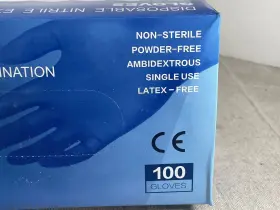 948794410343 HONGRAY Nitrile Gloves Box Examine Tattoo #2