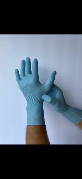 ASTM6978 HONGRAY Nitrile Examination Gloves Cuff #2