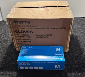 VNEU3002 HONGRAY Disposable Nitrile Blend Gloves