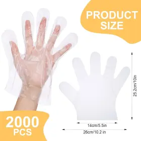 744110225501 HOOLERRY Disposable Gloves Cooking Food #2