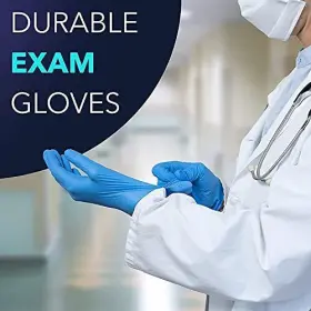HUAYUAN-NITRILE-100-L-BLUE HUAYUAN Powder Exam Disposable #3