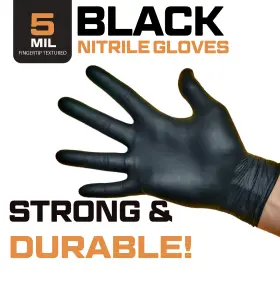 HYDRO4BLUE HYDROGLOVE Mil Nitrile Exam Gloves Medical Food #2