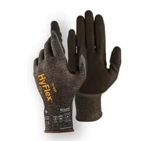 11931060 HYFLEX Oil Knit Gloves Nitrile Foam Palm