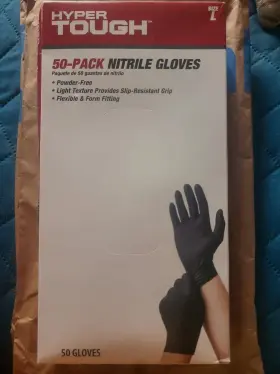 WM-16050 HYPER TOUGH Pack Disposable Nitrile Gloves #3