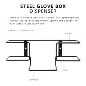 2-PCS HZSSLKM Glove Holder Wall Mount Pack Box #2