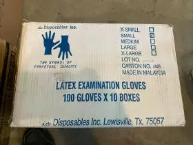 2600212 IN DISPOSABLES Gloves Exam Sterilelatex #3