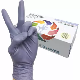 609015551295 INFI-TOUCH Disposable Gloves Steel Nitrile Len