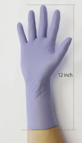 609015551363 INFI-TOUCH Nitrile Disposable Gloves Powder #2
