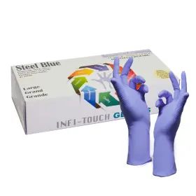 609015551363 INFI-TOUCH Nitrile Disposable Gloves Powder