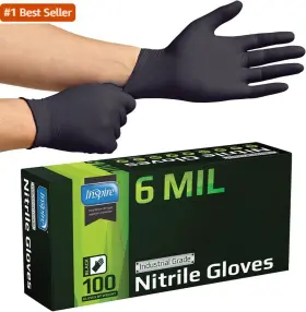 6MIL INSPIRE Nitrile Gloves Mil Chemical Medical
