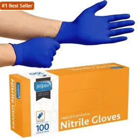 313115720719 INSPIRE Nitrile Gloves Medical Examination Stre
